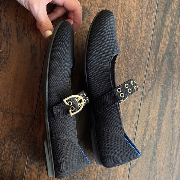 Rothy's the Ballet Mary Jane in Black - Picture 4 of 5